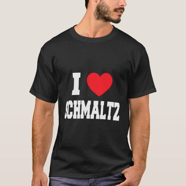 Camiseta Eu Amo Schmaltz (Frente)