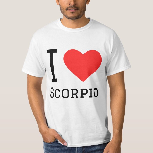 Camiseta Eu amo Scorpio (Frente)