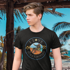 Camiseta Eu Amo Scuba Diving
