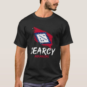 Camiseta Eu Amo Searcy Arkansas Splatter Viagem Férias Lemb