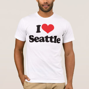 Camiseta Eu amo Seattle