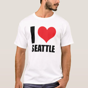 Camiseta Eu amo Seattle