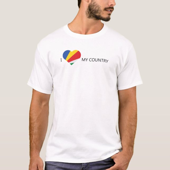 Camiseta Eu Amo Seicheles (Frente)