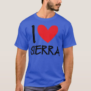 Camiseta Eu Amo Serra Name Menina Personalizada Mulher Bff 