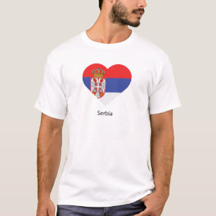 Camiseta Eu Amo Sérvia