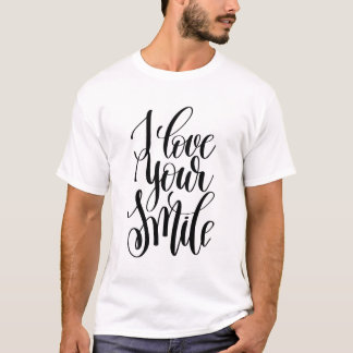 Camiseta Eu Amo Seu Sorriso