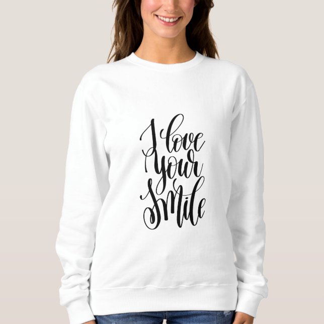 Camiseta Eu Amo Seu Sorriso (Frente)