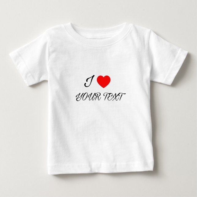 Camiseta Eu amo seu texto (Frente)