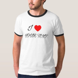 Camiseta Eu amo seu texto