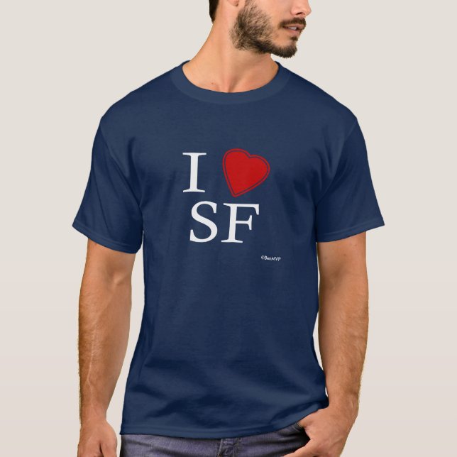 Camiseta Eu amo SF (Frente)