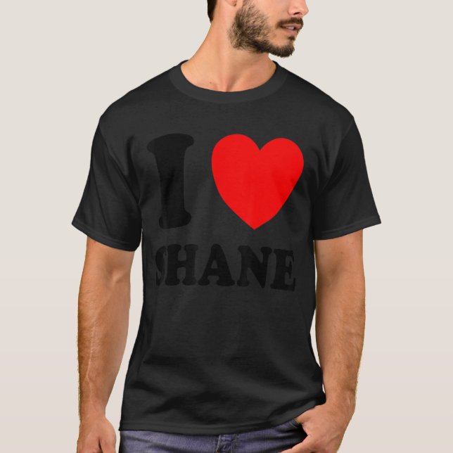 Camiseta Eu Amo Shane (Frente)