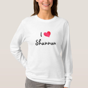 Camiseta Eu Amo Shannon