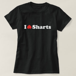 Camiseta Eu Amo Sharts