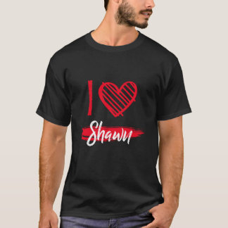 Camiseta Eu Amo Shawn Eu Adoro Shawn