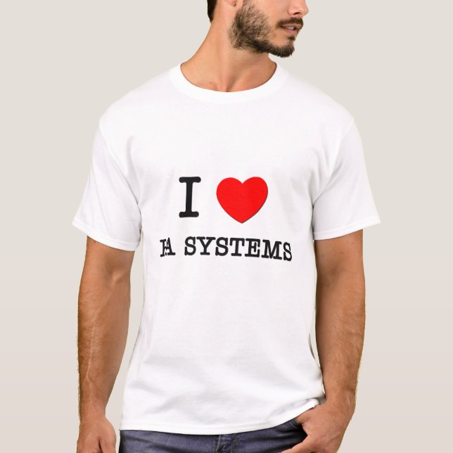 Camiseta Eu amo sistemas do Pa (Frente)