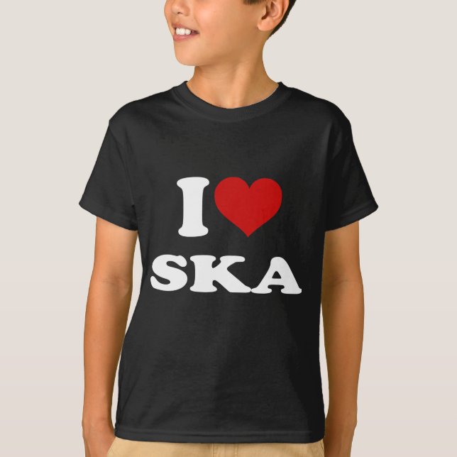 Camiseta Eu Amo Ska (Frente)