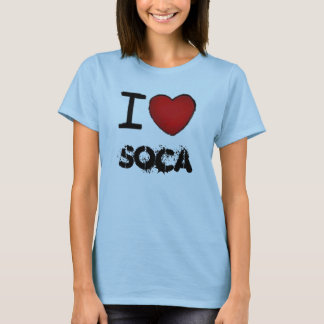 Camiseta Eu amo SOCA