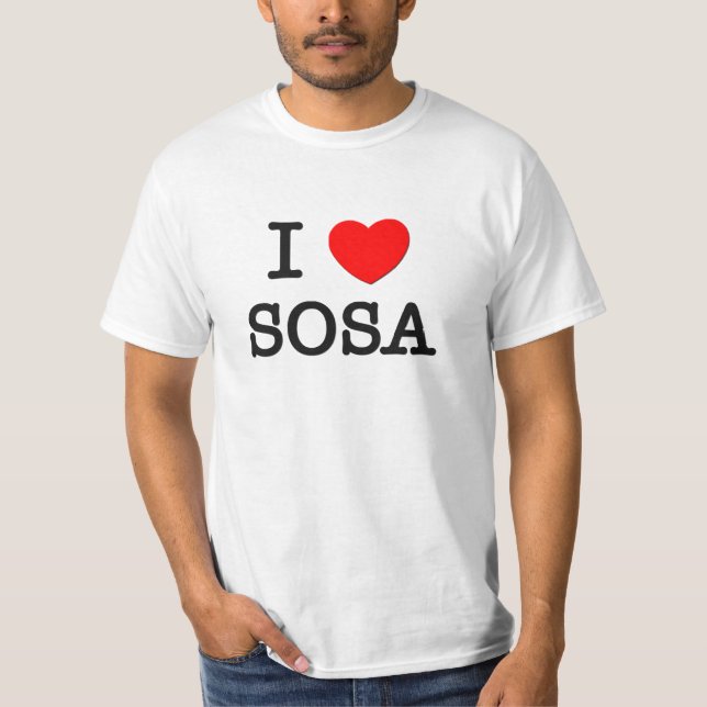 Camiseta Eu amo Sosa (Frente)