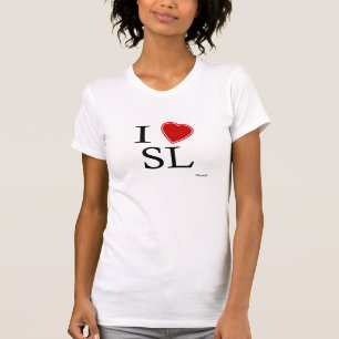 Camiseta Eu amo Sri Lanka