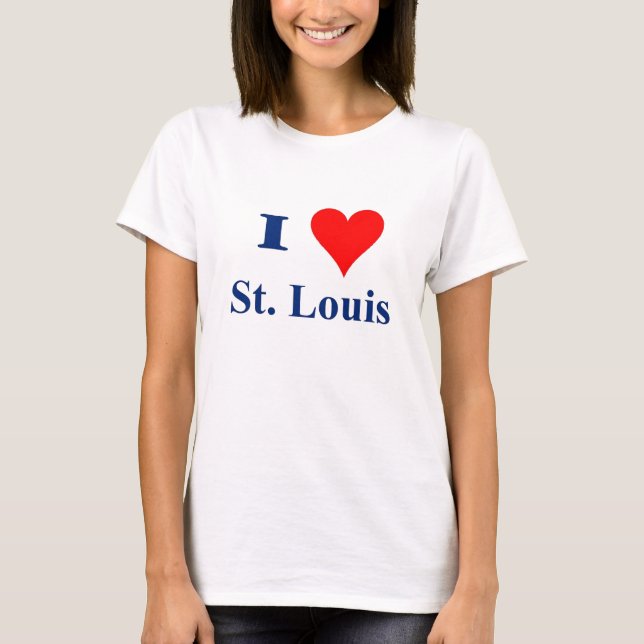 Camiseta Eu amo St Louis (Frente)