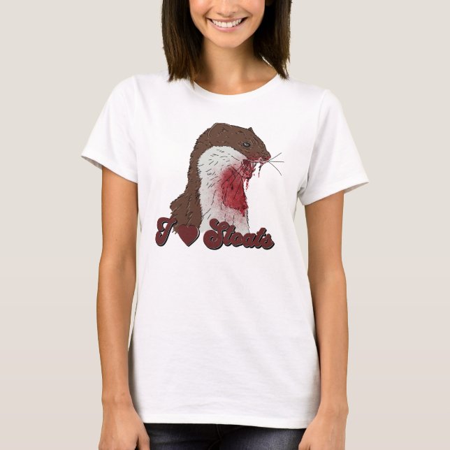 Camiseta Eu Amo Stoats (Frente)