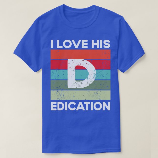 Camiseta Eu Amo Sua Dedicação (Frente do Design)