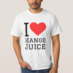 Camiseta Eu amo suco de manga
