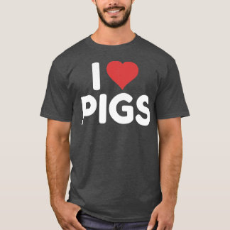 Camiseta Eu Amo Suínos Premium3041