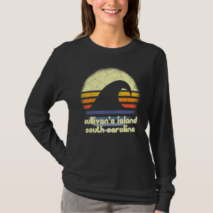 Camiseta Eu Amo Sullivans Island South Carolina Ocean Wave