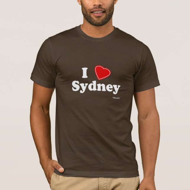 Camiseta Eu amo Sydney (Frente)