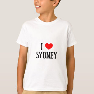 Camiseta Eu Amo Sydney Eu Adoro Sydney Austrália Oz Viagens