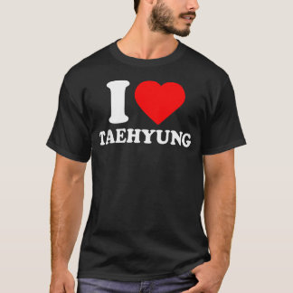 Camiseta Eu Amo Taehyung Eu Coração