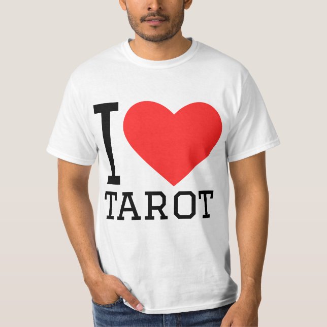 Camiseta Eu amo tarot (Frente)