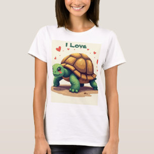 Camiseta Eu amo tartarugas