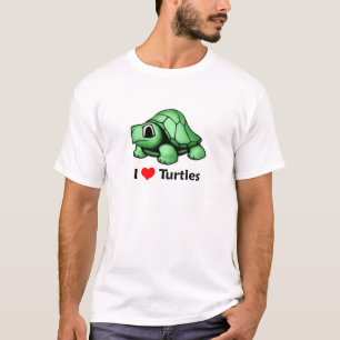 Camiseta Eu amo tartarugas