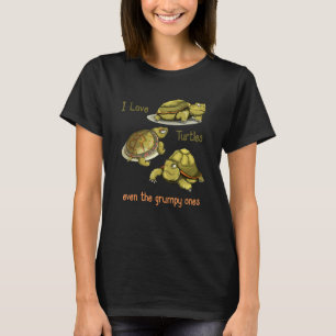 Camiseta Eu Amo Tartarugas Até As Engraçadas