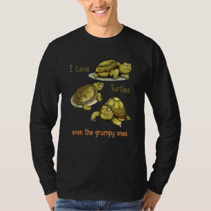 Camiseta Eu Amo Tartarugas Até As Engraçadas