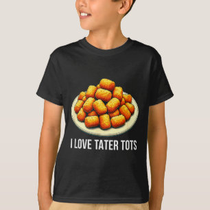 Camiseta Eu Amo Tater Tots - 