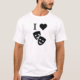 Camiseta Eu Amo Teatro