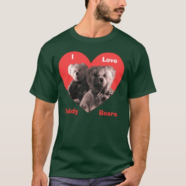 Camiseta Eu amo TeddyBears (Frente)