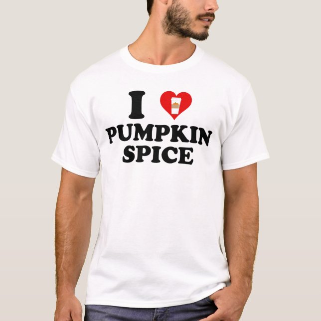 Camiseta Eu Amo Tempero de Abóbora (Frente)
