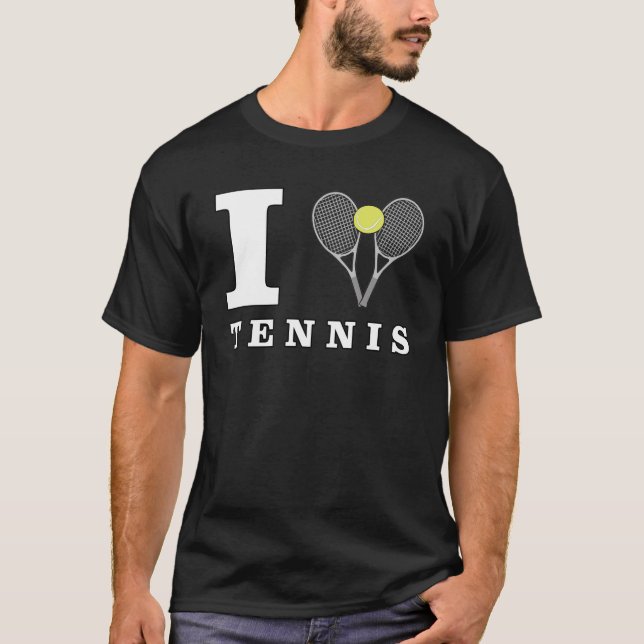 Camiseta Eu Amo Tênis (Frente)