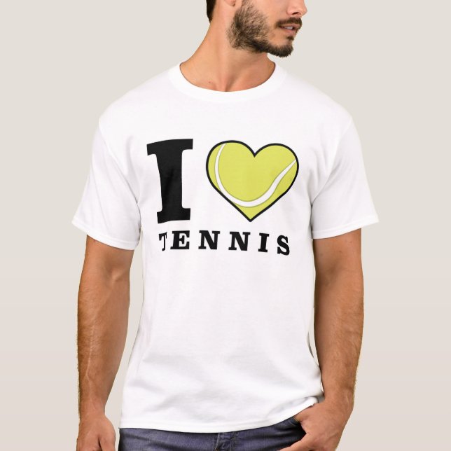 Camiseta Eu Amo Tênis (Frente)