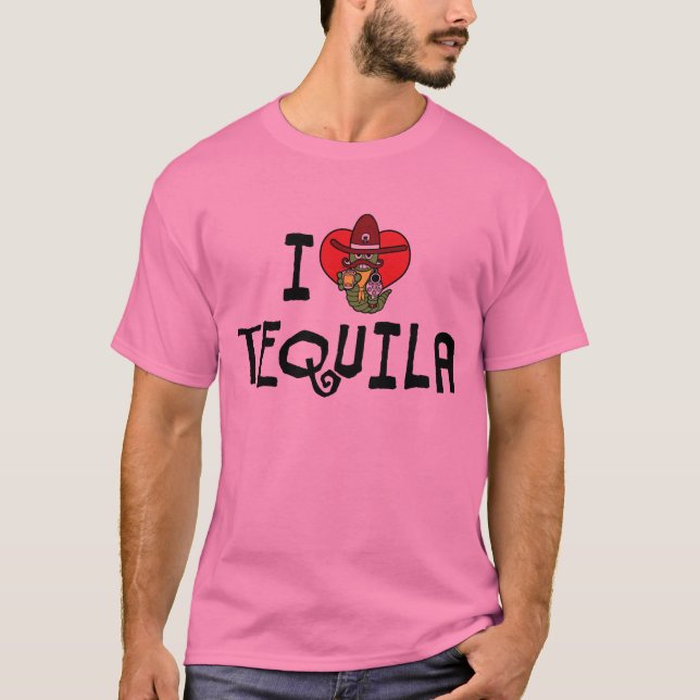 Camiseta Eu Amo Tequila Heart (Frente)