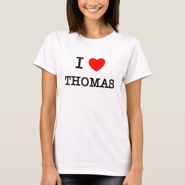 Camiseta Eu amo Thomas (Frente)