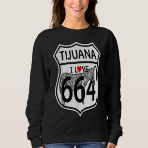 Camiseta eu amo tijuana 664 zebra burro donkey méxico