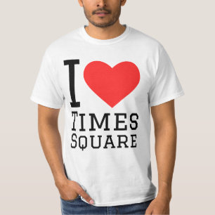 Camiseta Eu amo Times Square