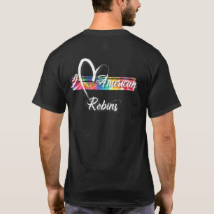 Camiseta Eu Amo Tintos Americanos Robins Dye Cool Vintage P