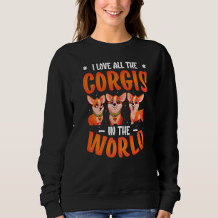 Camiseta Eu Amo Todos Os Corgis No Mundo Girls Corgi 2