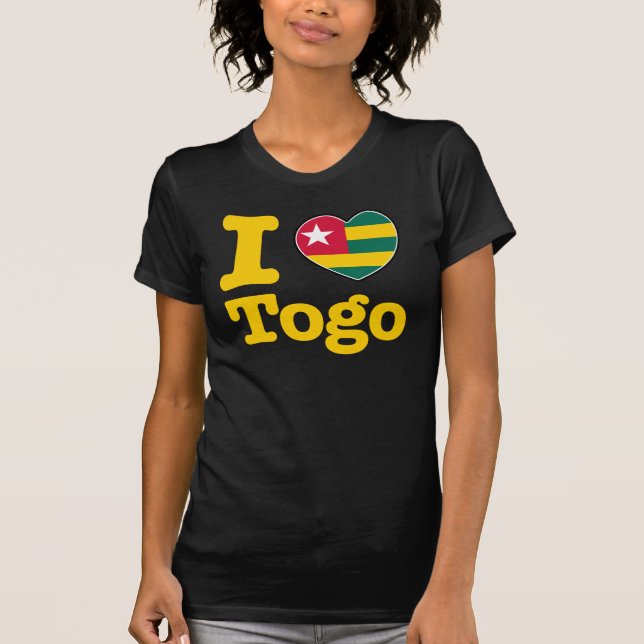 Camiseta Eu amo Togo (Frente)